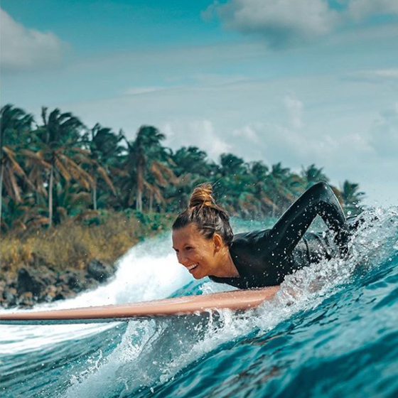 Zoé GROSPIRON - Vice-championne d'Europe de surf