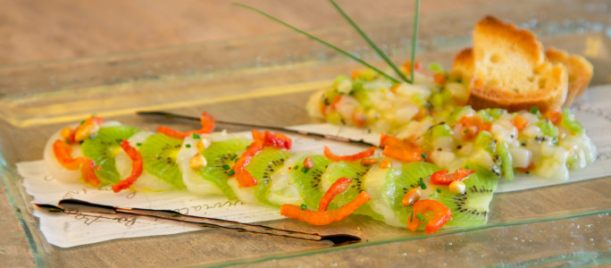 Tartare of St-Jacques and Kiwi