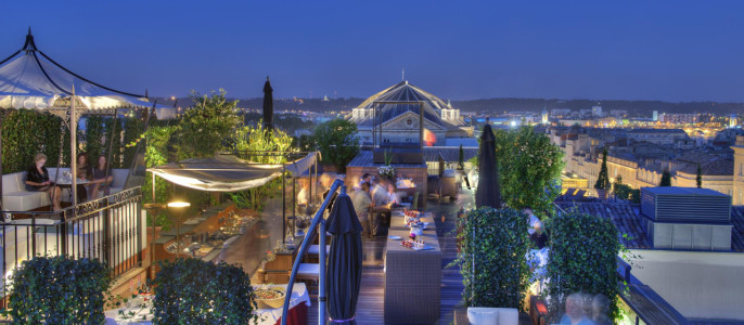 rooftop grand hotel, bordeaux, france