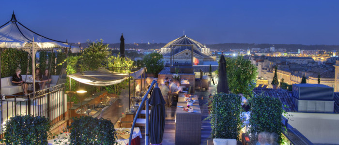 rooftop grand hotel, bordeaux, france