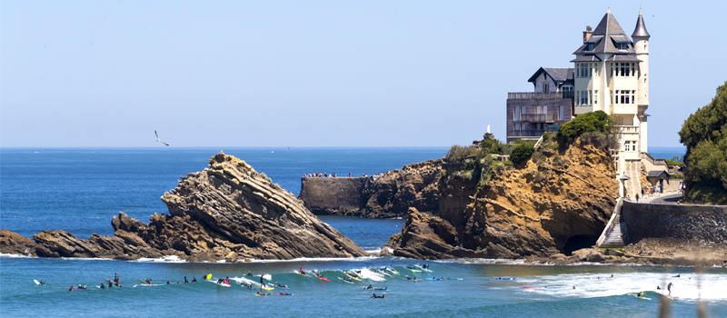Biarritz Cote des basques surf 