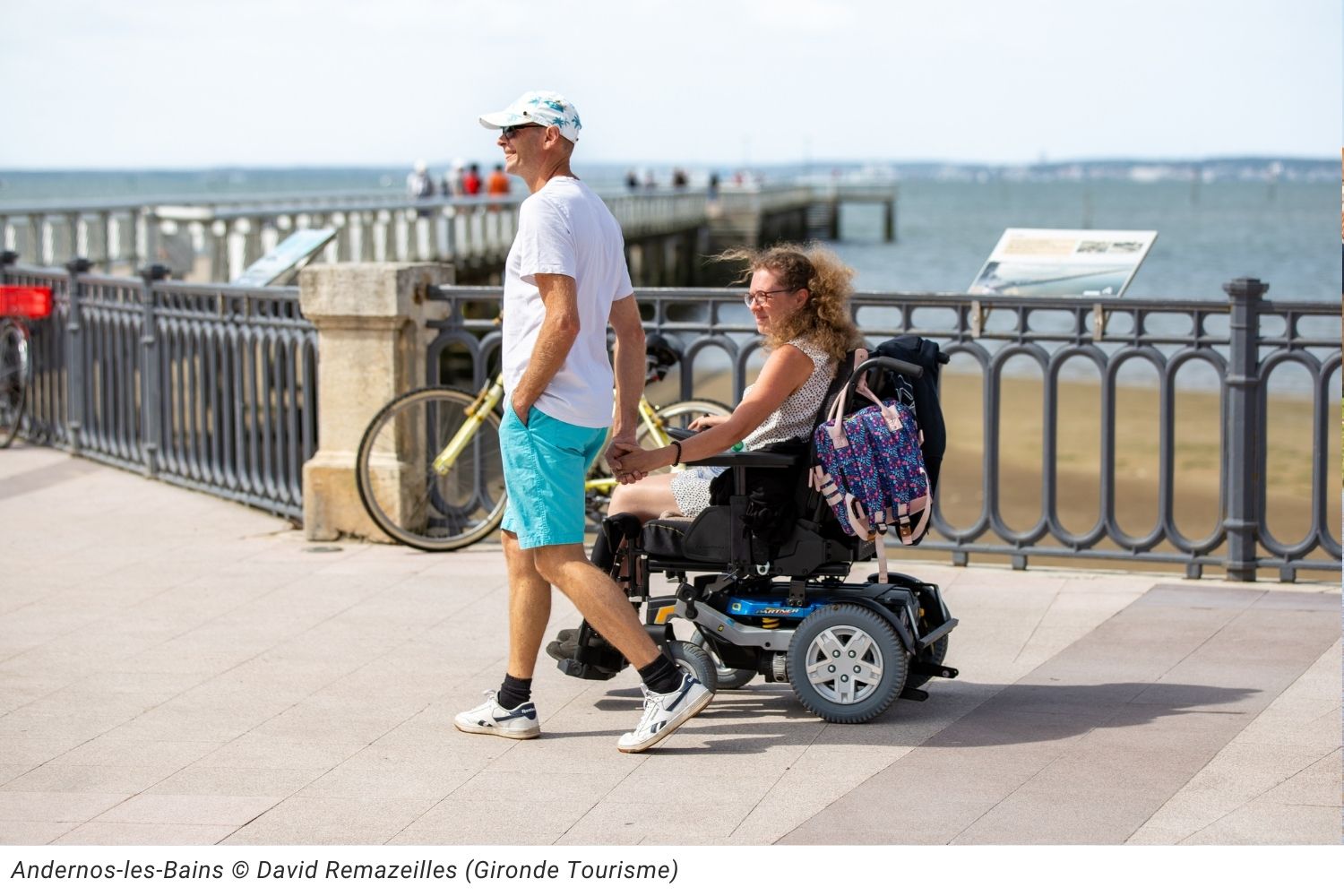 Tourisme et handicap Andernos-les-Bains © David Remazeilles (Gironde Tourisme)