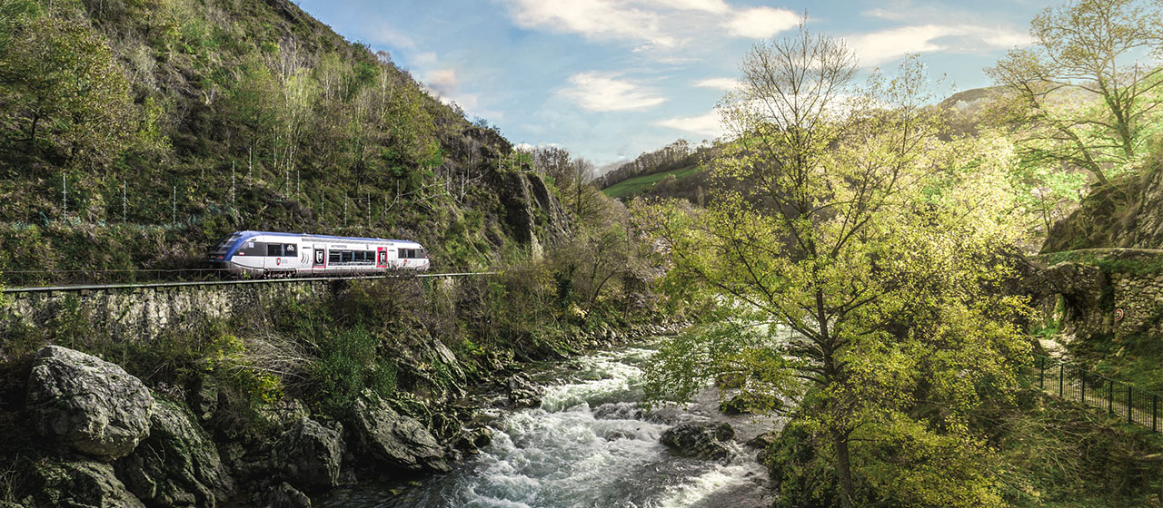 TER à Itxassou au Pays basque