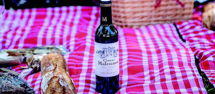 Déjeuner sur l'herbe dans le Médoc