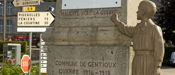 Monument aux morts de Gentioux-Pigerolles 
