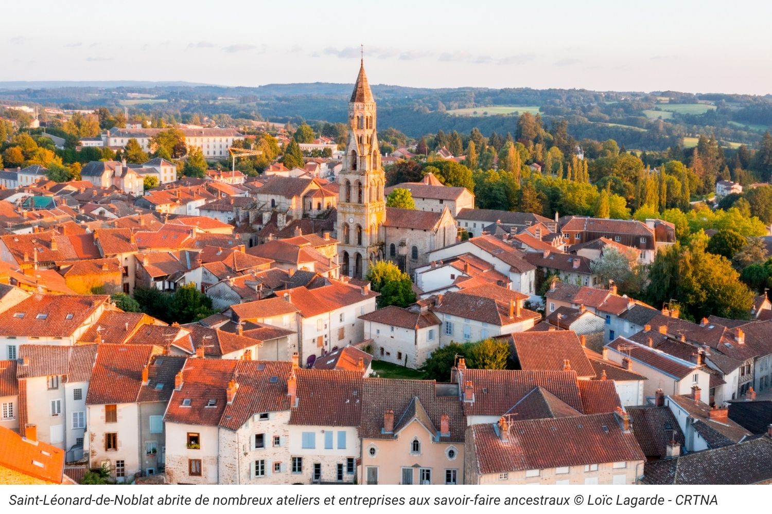 Vue de Saint-Léonard-de-Noblat