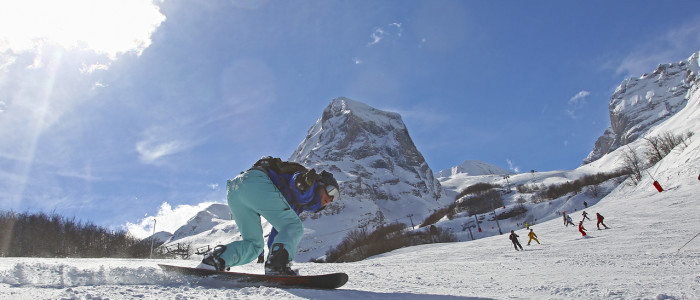 Dévalez les pentes de la station de ski de Gourette