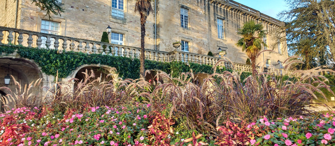 terrasses du château de Fumel