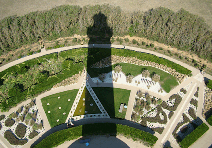 Vue d'en haut du Phare de Chassiron à Saint-Denis-d'Oléron