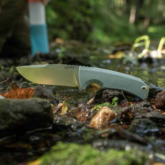 Tellus FX - Wolf Gray | Outdoor Use Fixed Blade Knife