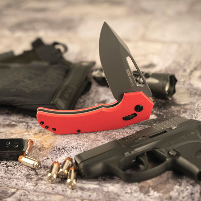Prohen XR - Red + Satin | Professional Use Folding Knife