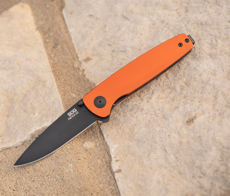 Twitch III - Burnt Orange I Assisted Open Daily Carry Knife