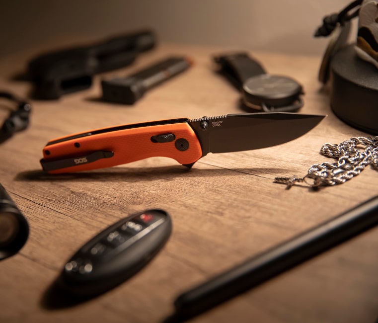 TERMINUS XR G10 - ORANGE | Daily Carry Folding Knife