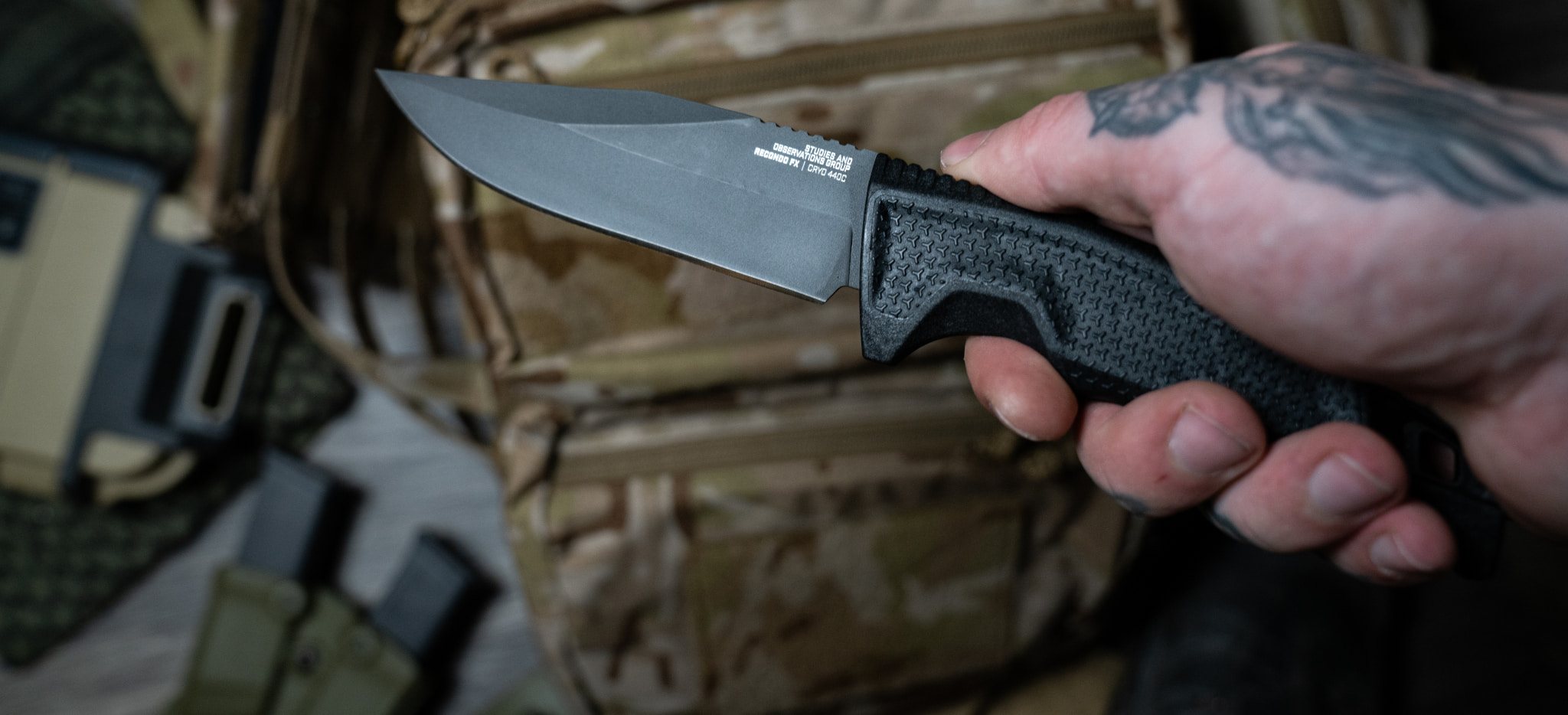 Altair FX - Dusk Purple  Outdoor Use Fixed Blade