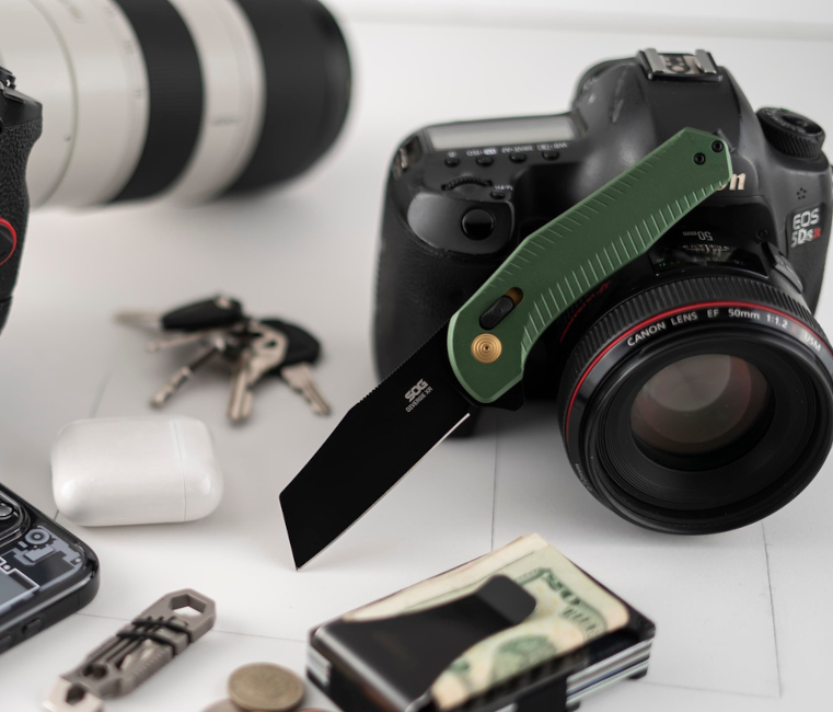 Diverge XR Sheepsfoot - Forest Green + Black | Daily Carry Folding