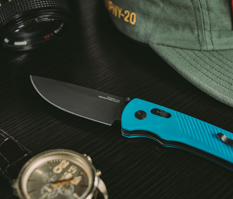 Flash AT - Civic Cyan | Daily Carry Assisted Opening Knife