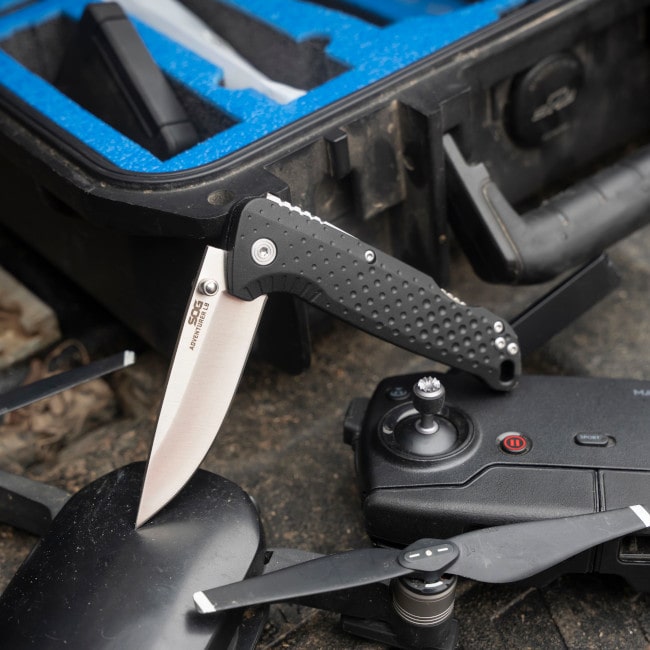 Adventurer LB - Black + Satin | Outdoor Use Folding Knife
