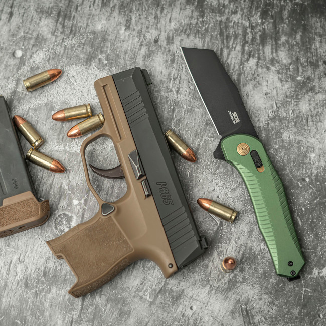 Diverge XR Sheepsfoot - Forest Green + Black | Daily Carry Folding