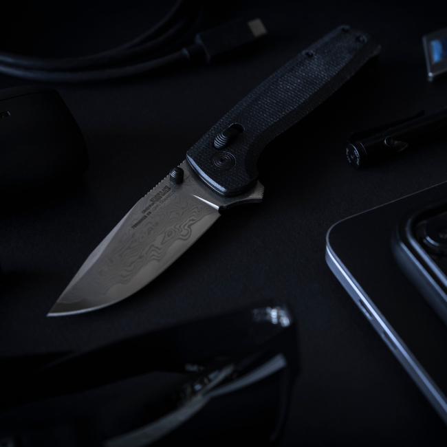 Terminus XR - Damascus | Daily Carry Folding Knife