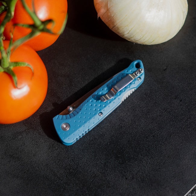 Adventurer LB - Nordic Blue + Satin | Outdoor Use Folding Knife