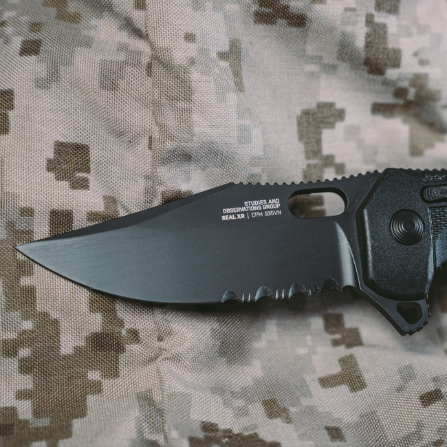 SEAL XR Serrated  Professional Use Folding Knife