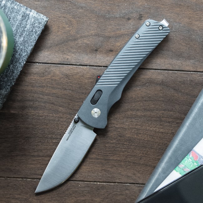 Flash AT Satin - Urban Gray | Daily Carry Assisted Opening Knife