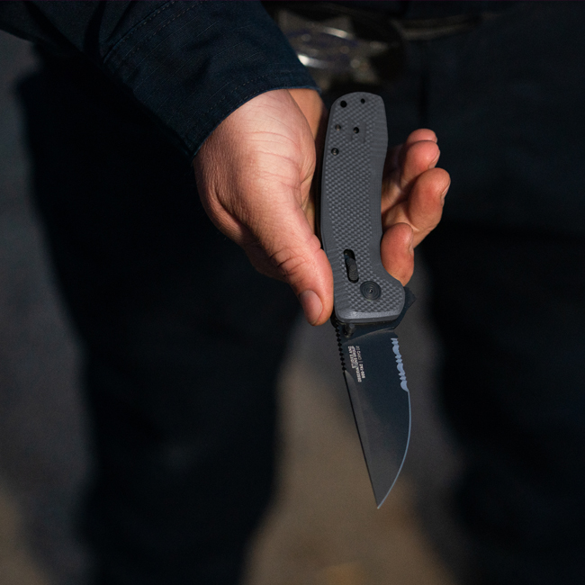 SOG-TAC XR - Wolf Gray | Professional Use Folding Knife