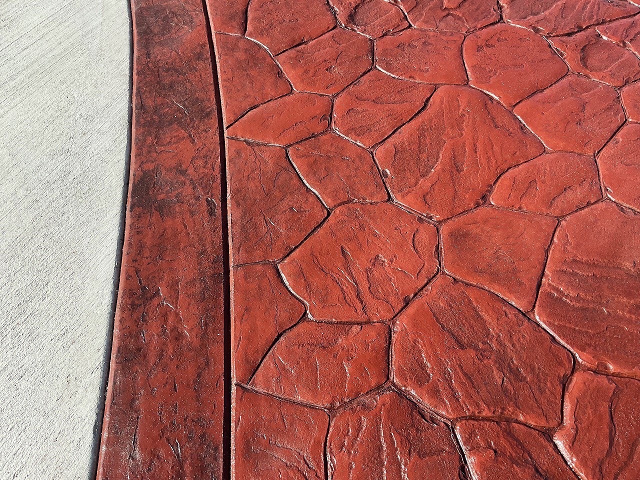 駿東郡 清水町 【玄関前を格上げする石目スタンプ仕上げ】 thumbnail 1