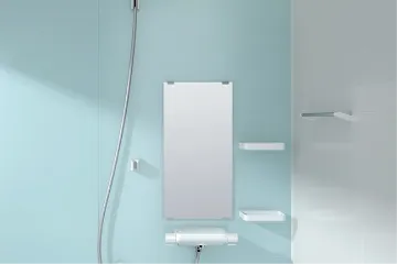 お掃除ラクラク鏡縦長ミラー
