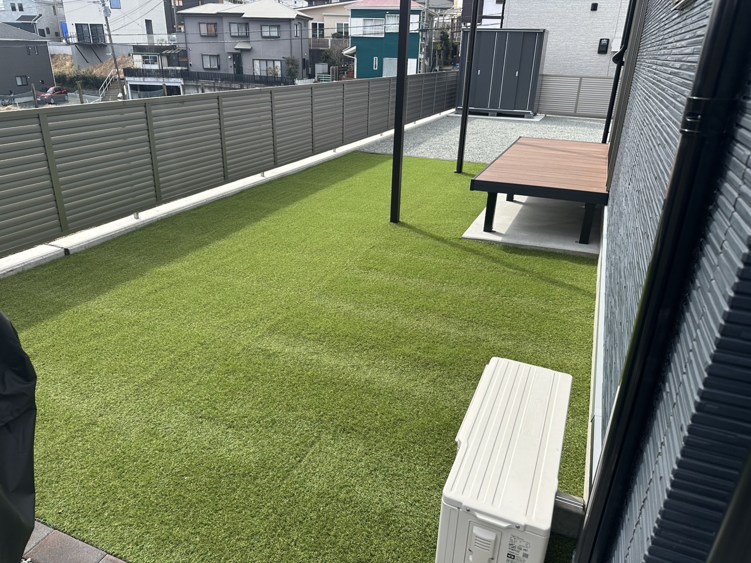 駿東郡 長泉町  【目隠しフェンス×人工芝のプライベートガーデン】