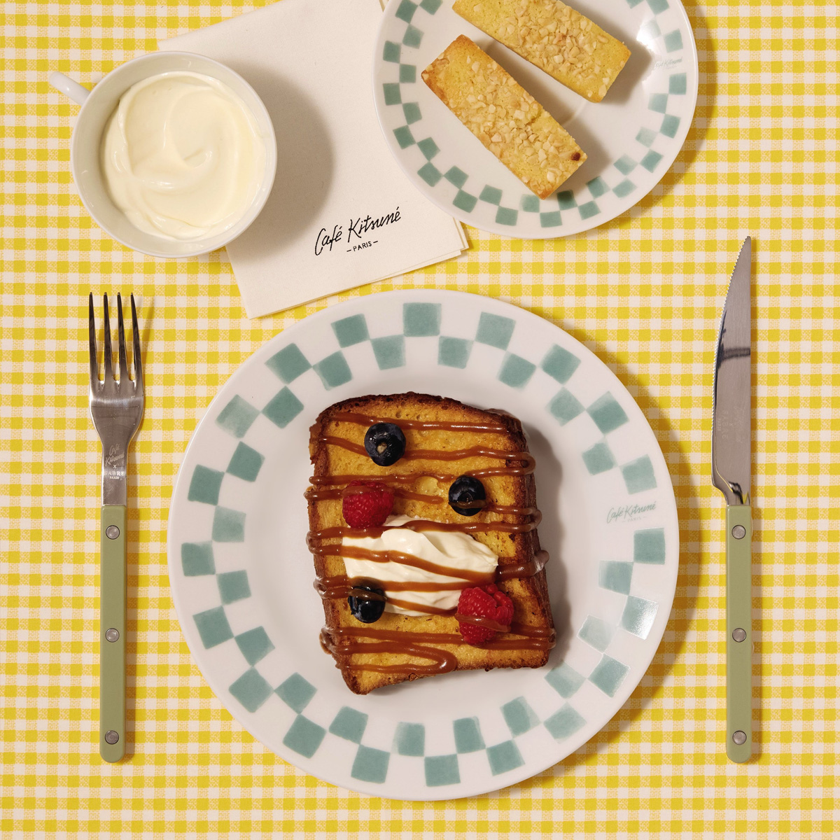 Café Kitsuné goes graphic with its new tableware collection