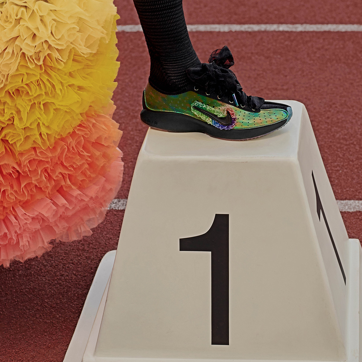 Nike X Tomo Koizumi reimagines the Air Superfly in bold couture style