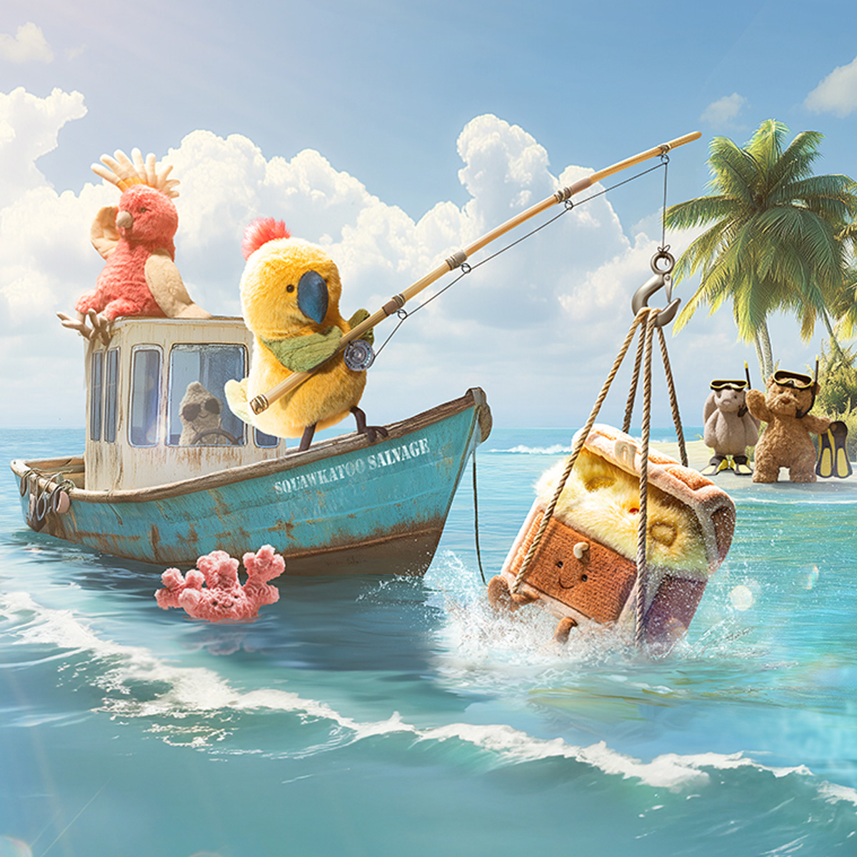 Jellycat continues to charm with the new Amuseables Treasure Chest