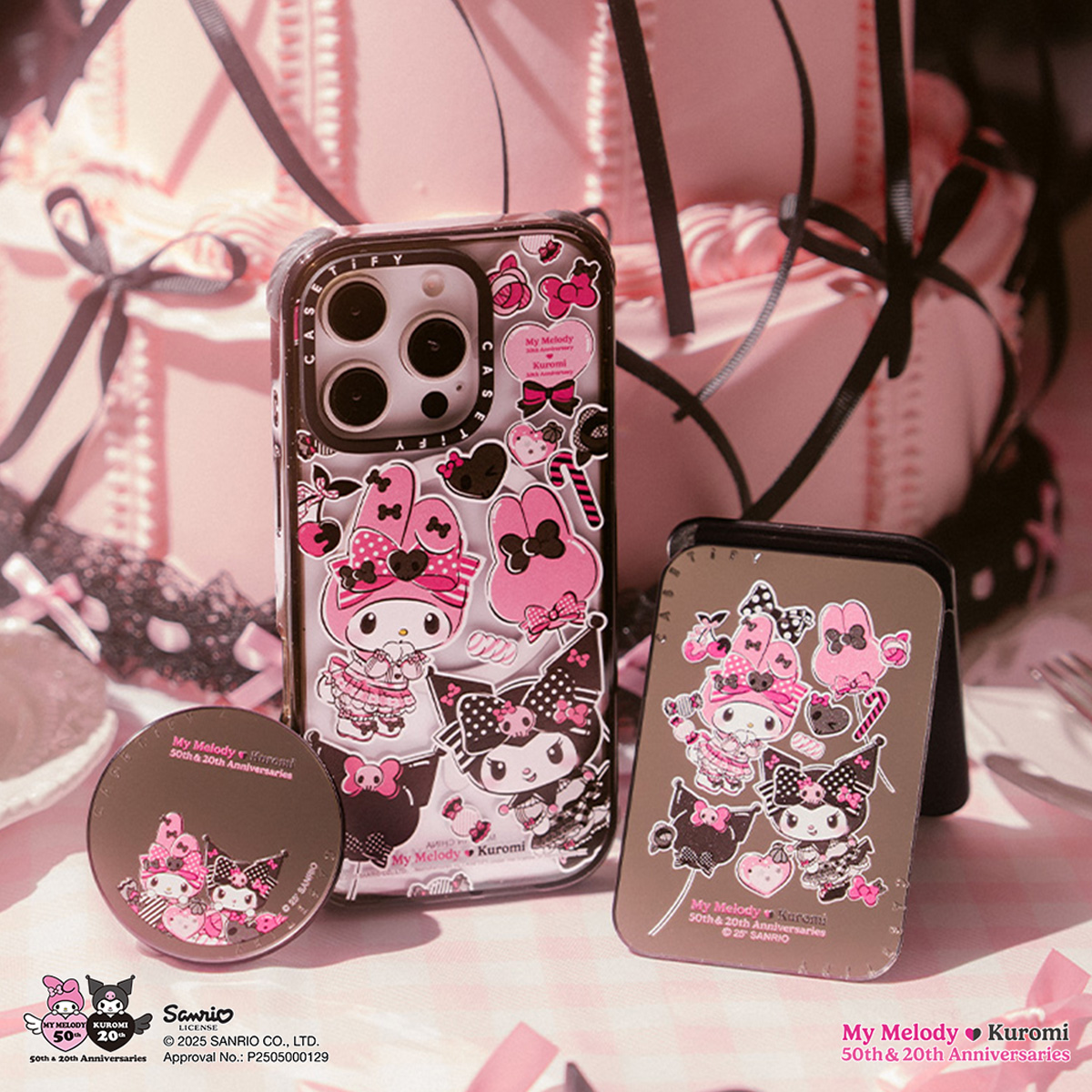 Dress your tech in the adorable Casetify My Melody & Kuromi collection