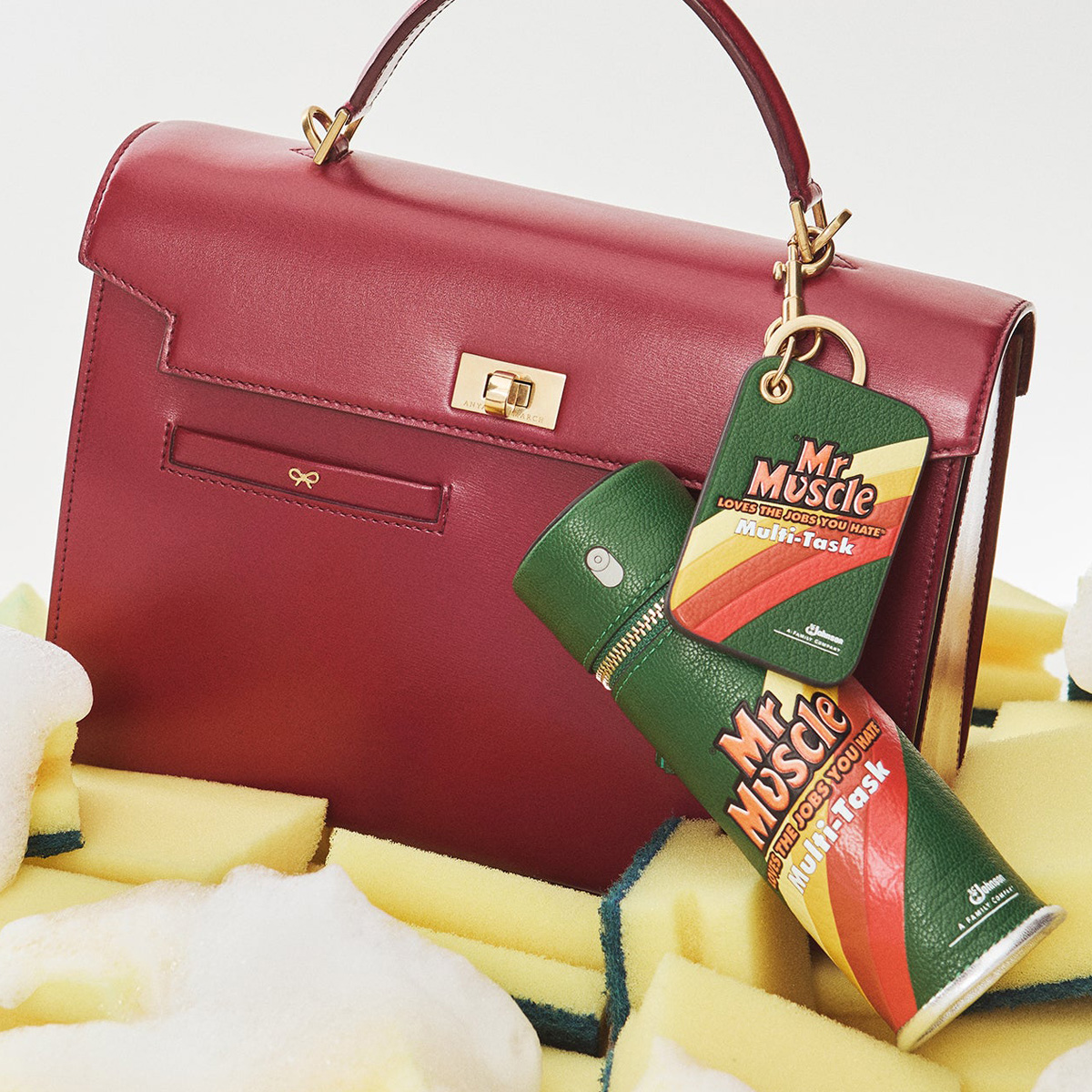 Part whimsy, part nostalgia with Anya Hindmarch & Mr Muscle