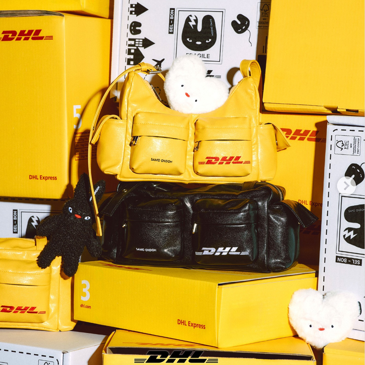 Check out the DHL X Samo Ondoh collaboration