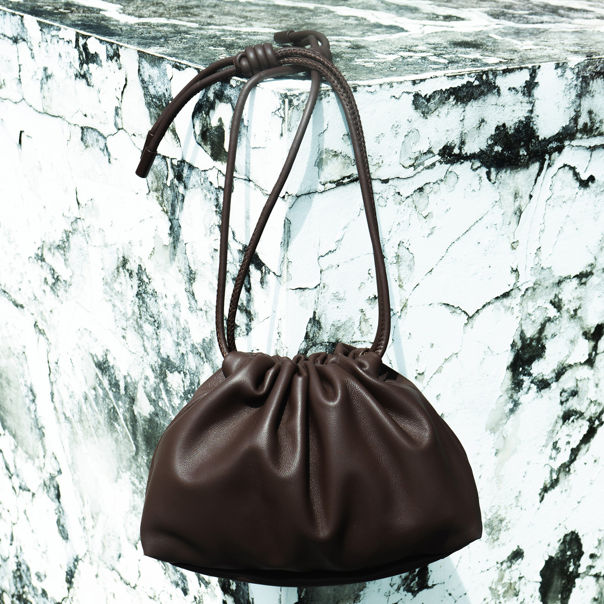 In Good Company’s Mini Pouf is a drawstring bag that does it all