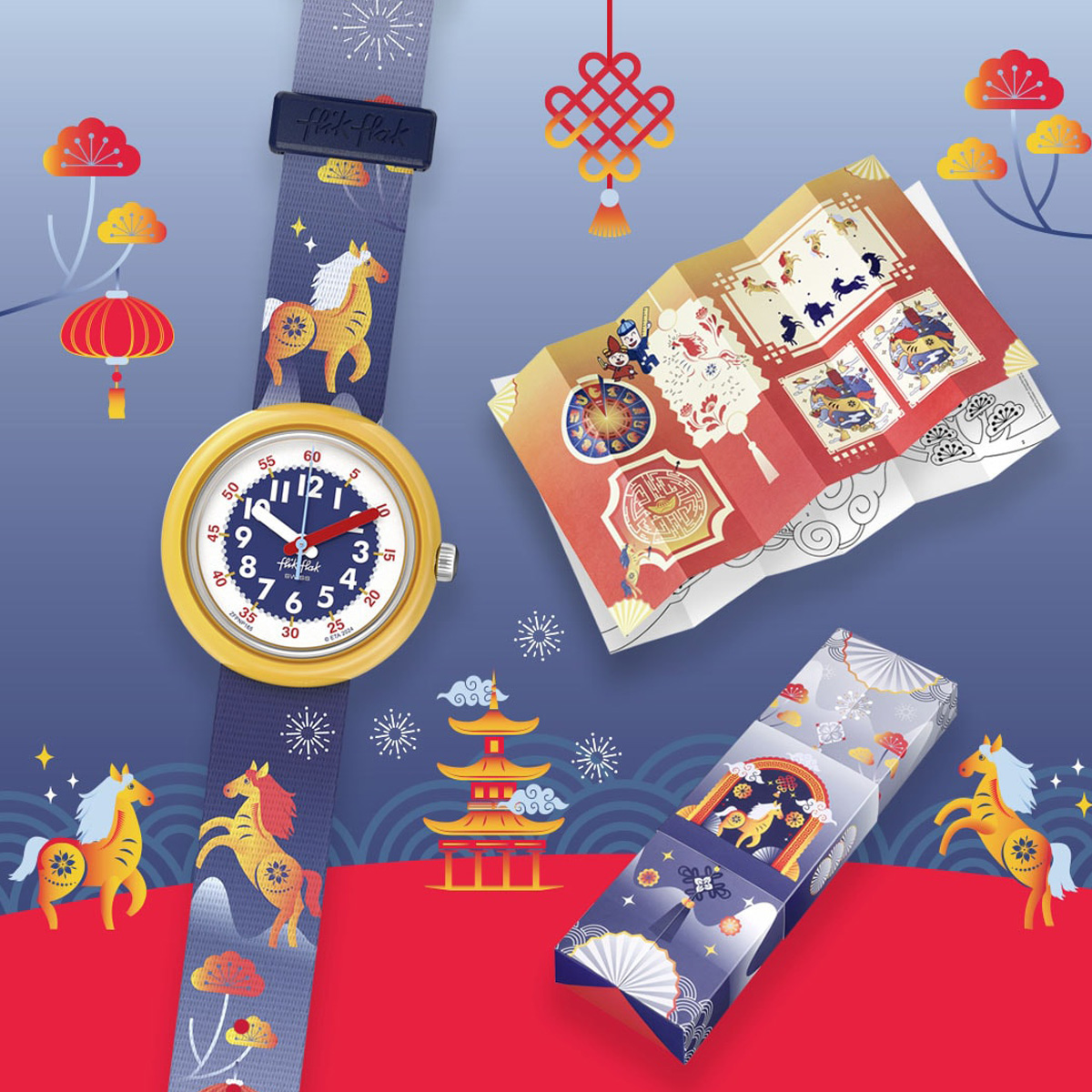 Gallop into the Year of the Horse with Flik Flak’s new kids watch