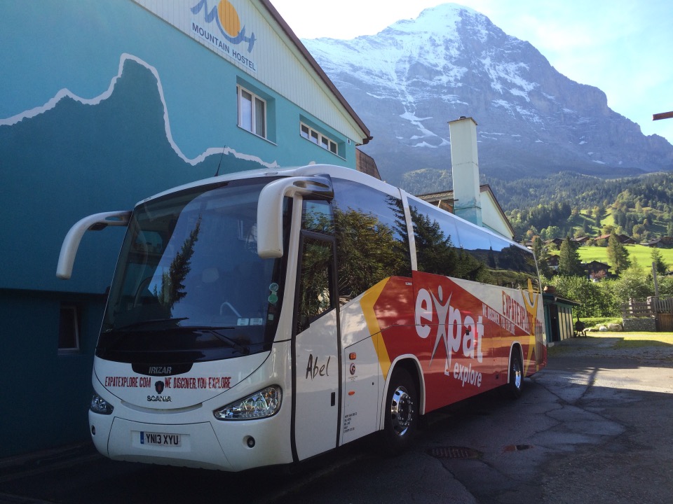 coach travel to austria