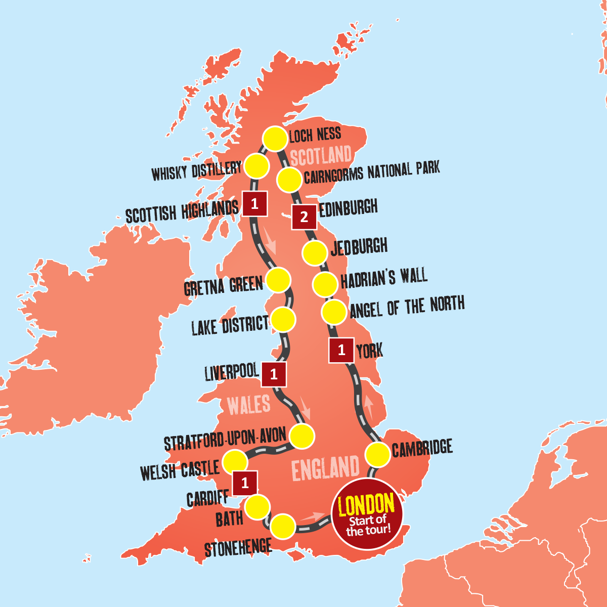 england tour map