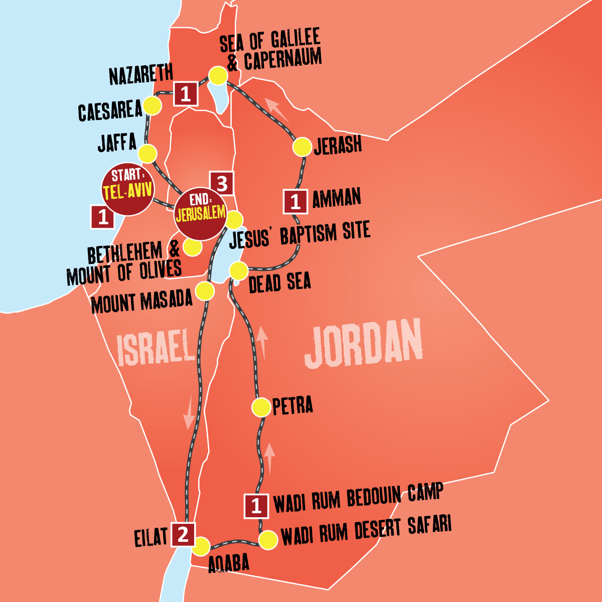 Book Highlights of Israel \u0026 Jordan Tour 