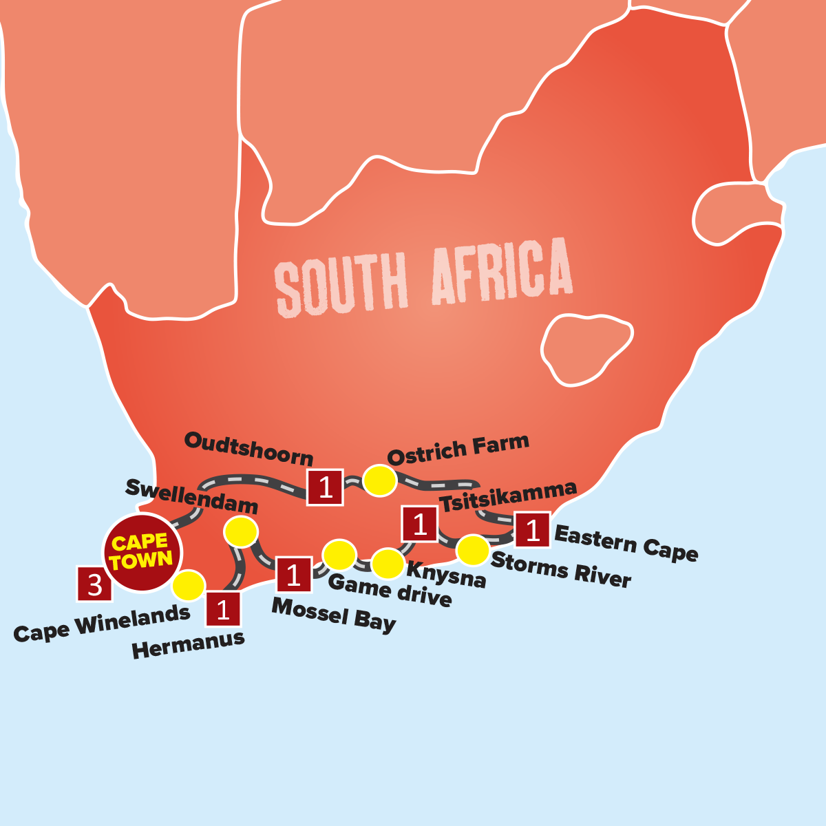 garden route tours from port elizabeth to cape town