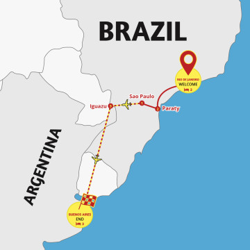 Brazil, Iguazu & Argentina Delights - Tour Rio to Buenos Aires