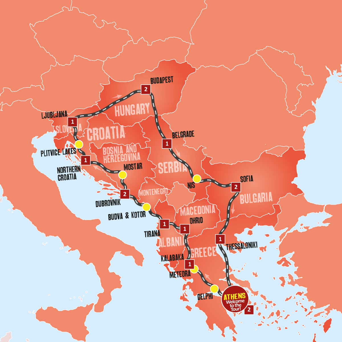 Balkan Explorer - Tour Holiday Package - Expat Explore Travel