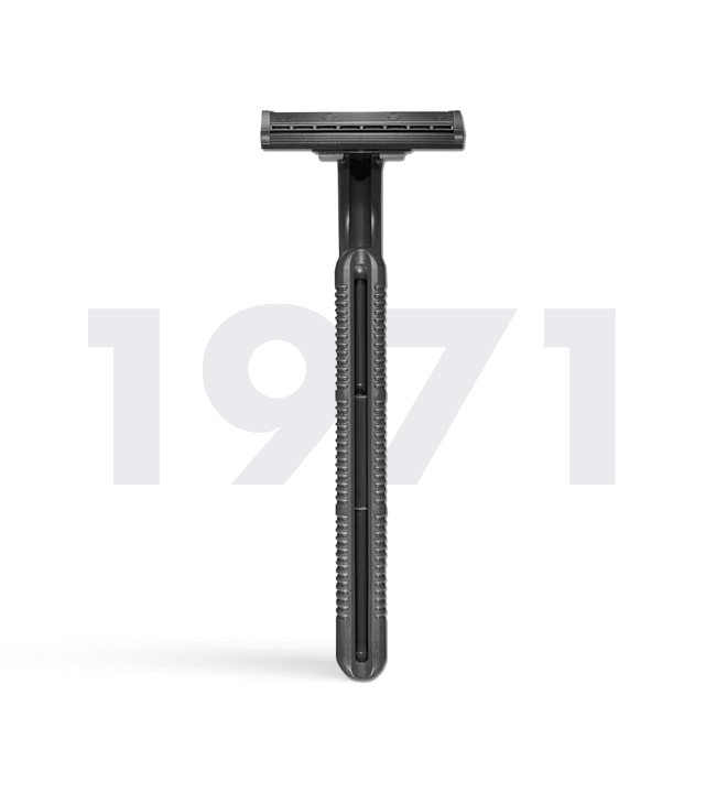 1971 Trac II-ilk çift bıçaklı tıraş makinesi
