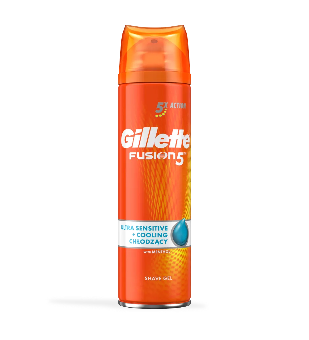 Chłodzący Żel Do Golenia Gillette<sup>&reg;</sup> Fusion5<sup>&trade;</sup> Ultra Sensitive