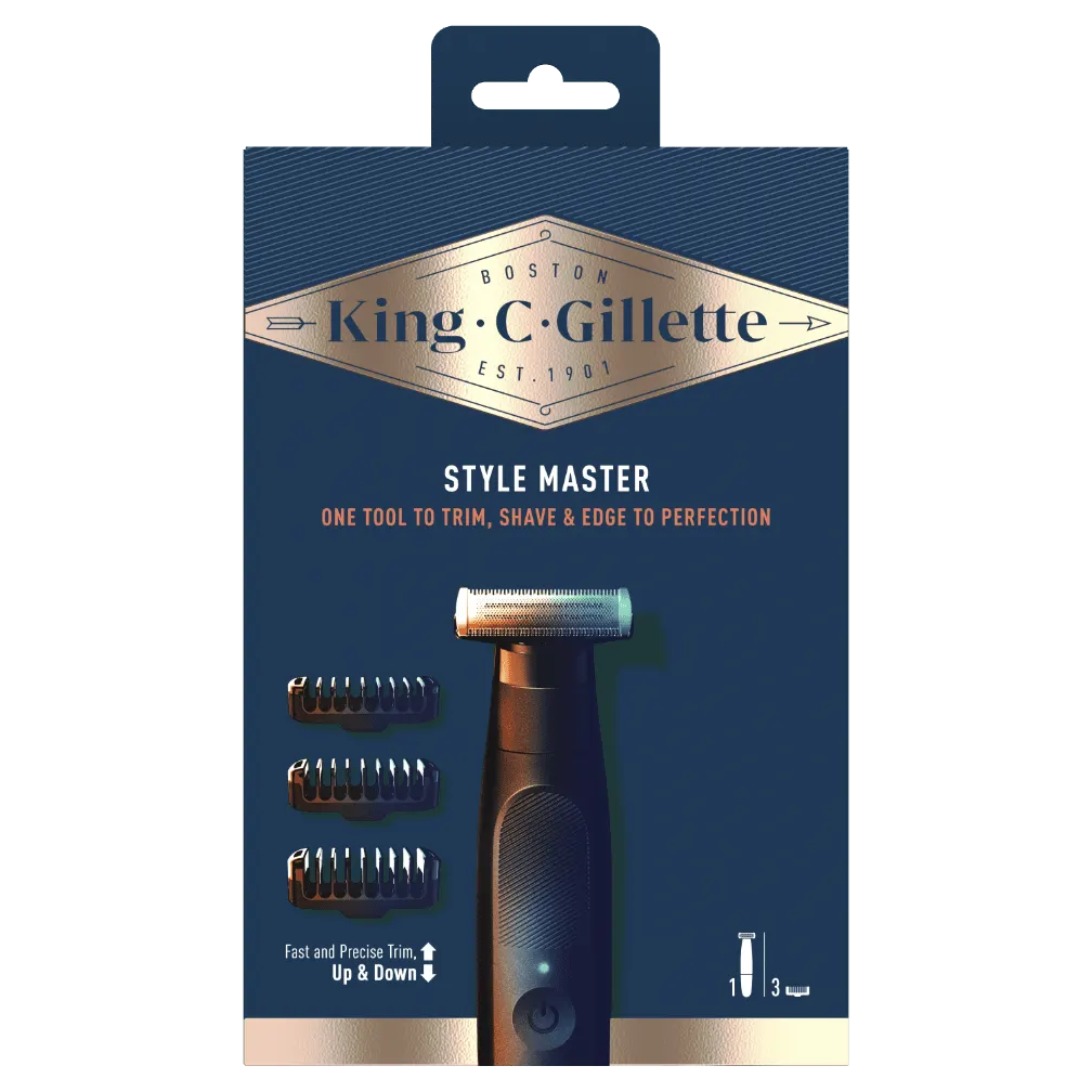 King C. Gillette Stílusú mestercsomagolás