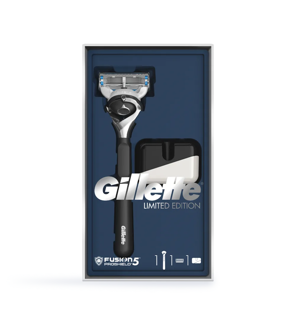Zestaw Upominkowy Gillette Z Limitowanej Edycji Proshield Black