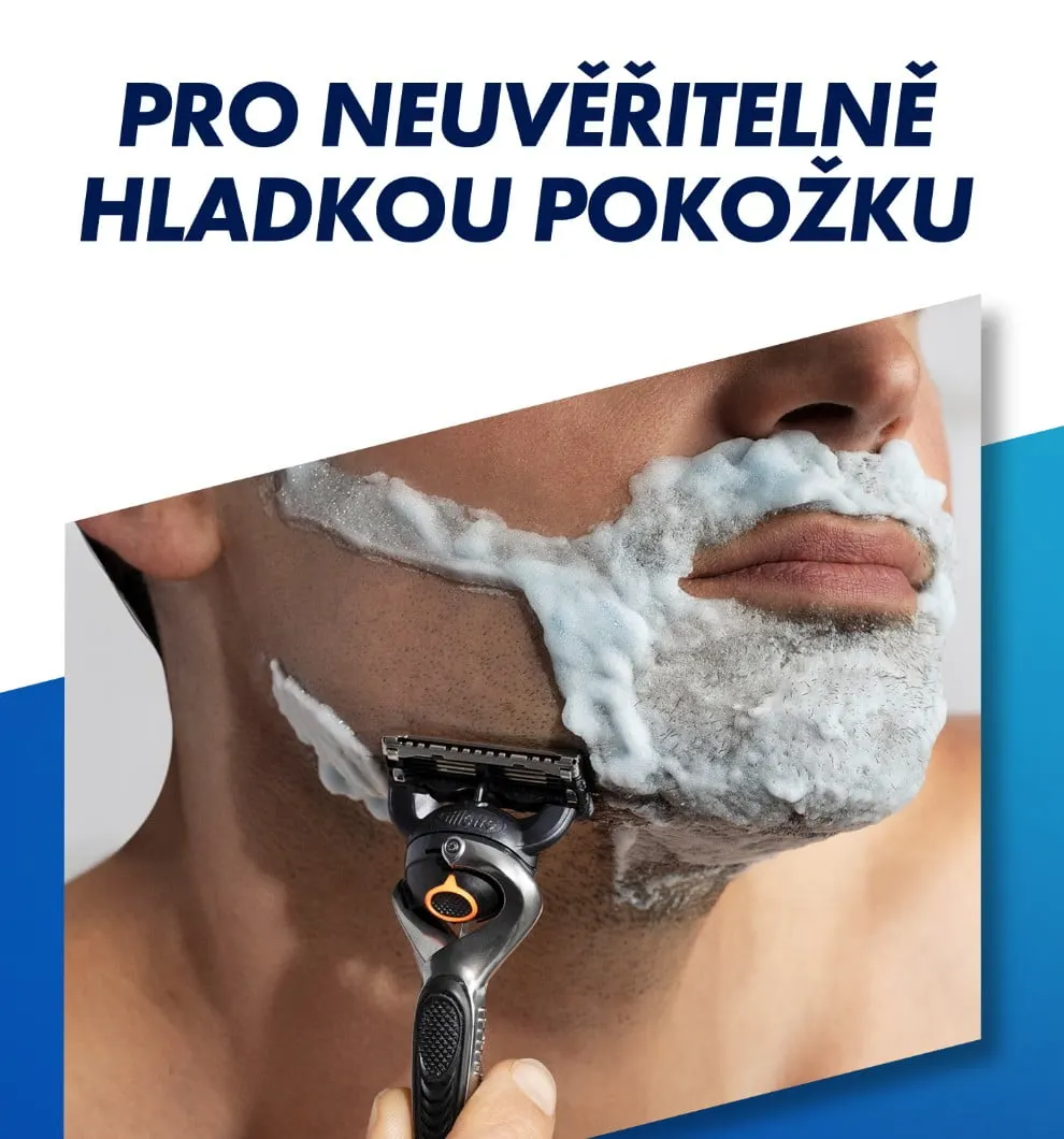 Muž, který se holí žiletkou Gillette ProGlide