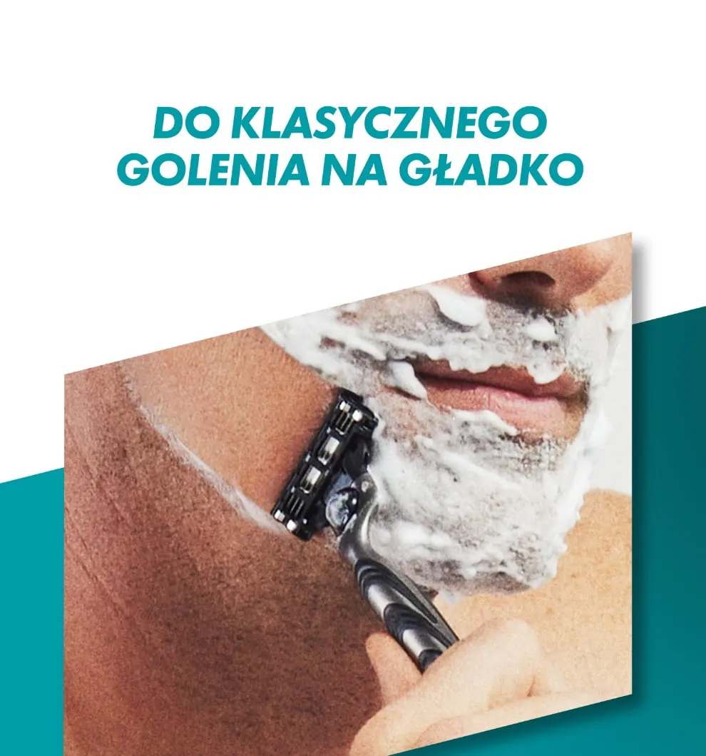 Aby uzyskać klasyczne, gładkie golenie, użyj Gillette Mach3 Razor for Men